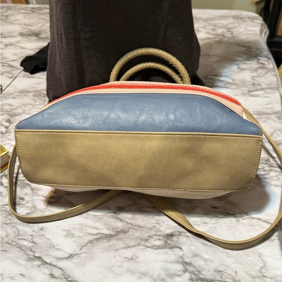 Multicolor Striped Women's Handbag - Picture 6 of 12